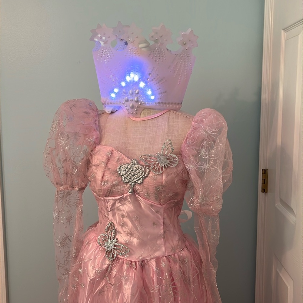 Rubies Premium Deluxe Glinda the Good Witch Wizard of Costume Adult Medium